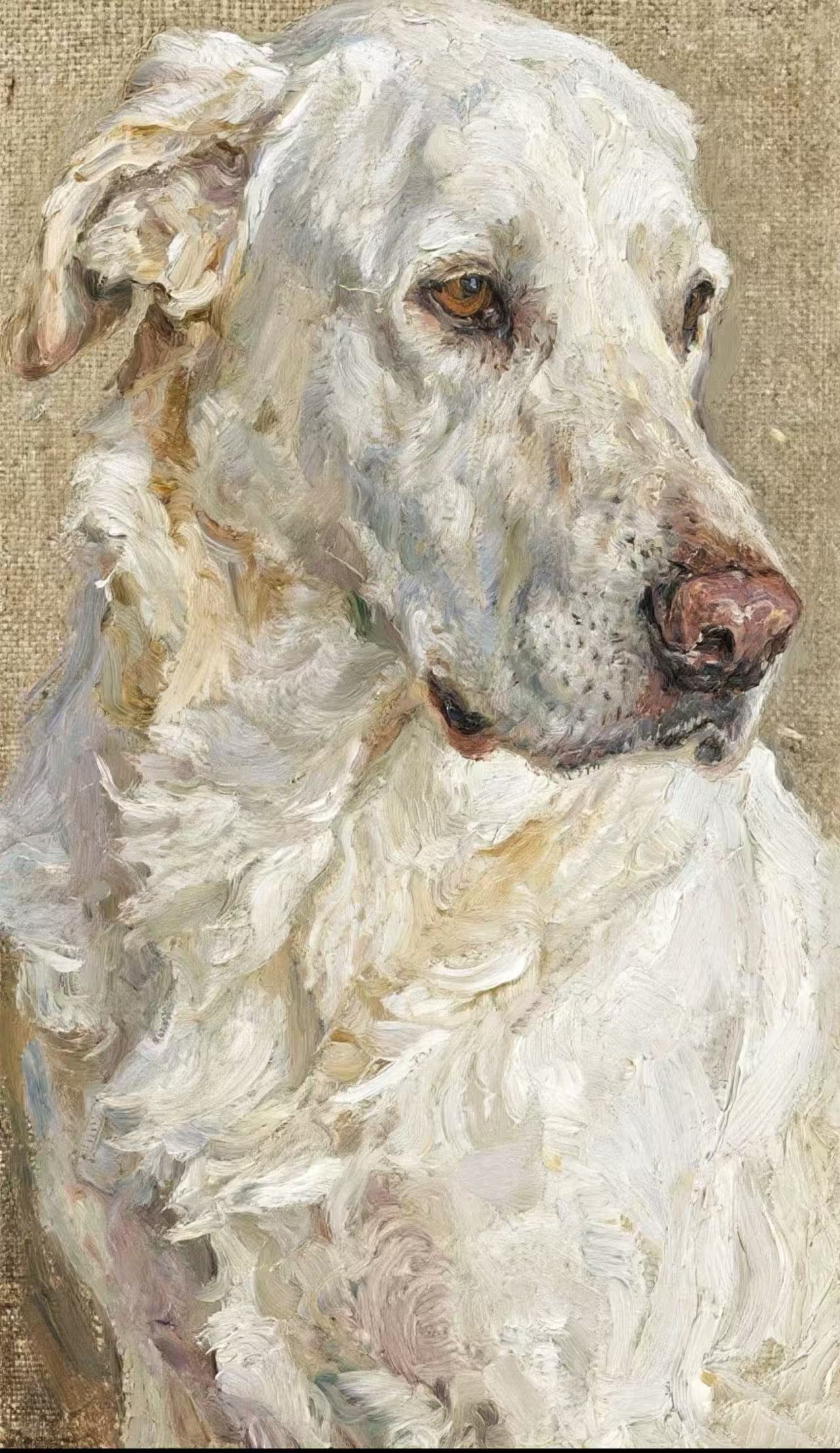 Honoring a Lost Best Friend: How a Dog Oil Painting Captures Their Memory