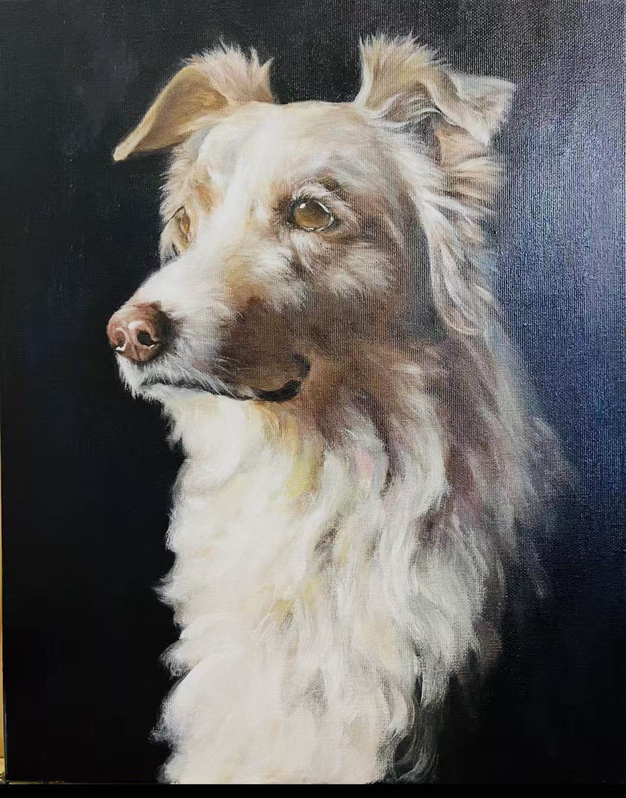 Can You Turn a Blurry Photo into a Custom Dog Oil Painting?