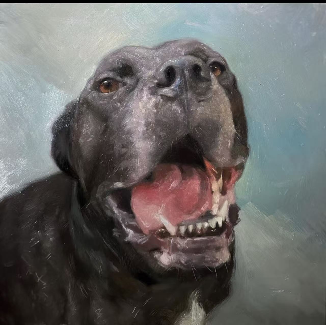 The Ultimate Retirement Gift: Honoring Their True Boss with a Dog Oil Painting