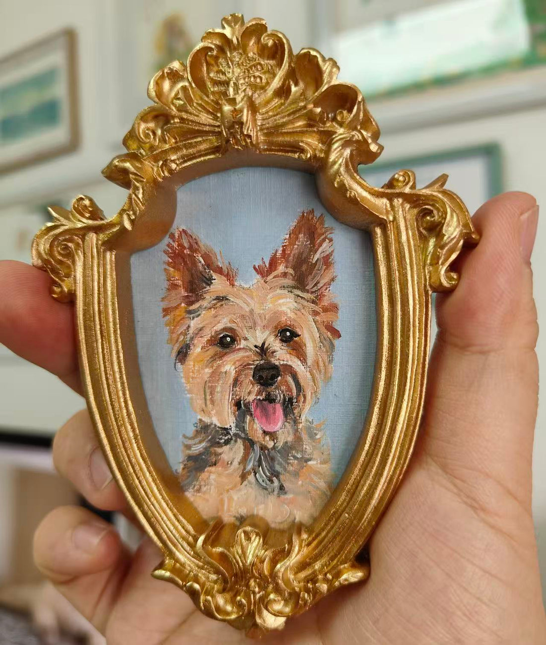 Big Art for Texas Homes: Commissioning a Large Custom Dog Oil Painting in Dallas