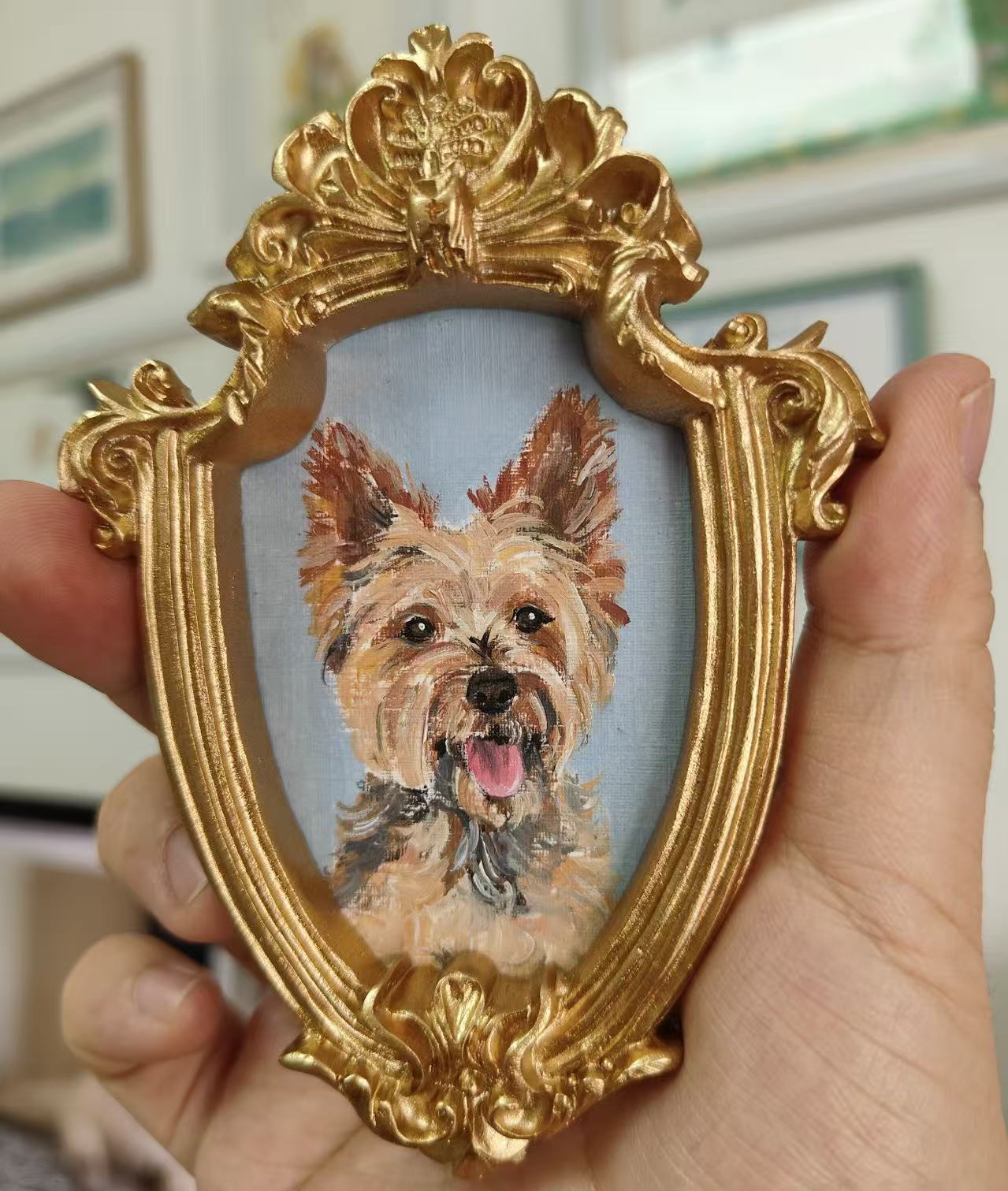 Big Art for Texas Homes: Commissioning a Large Custom Dog Oil Painting in Dallas