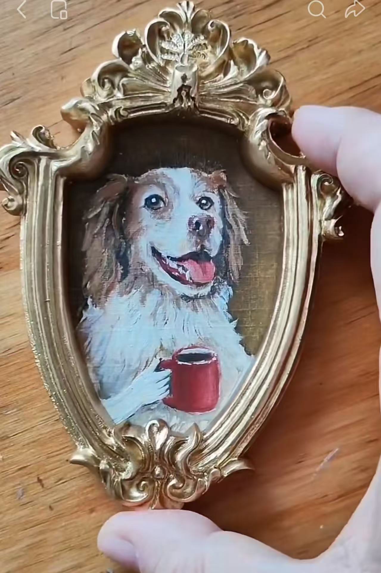 Cozy Seattle Vibes: Warming Up Your Home with a Custom Dog Oil Painting
