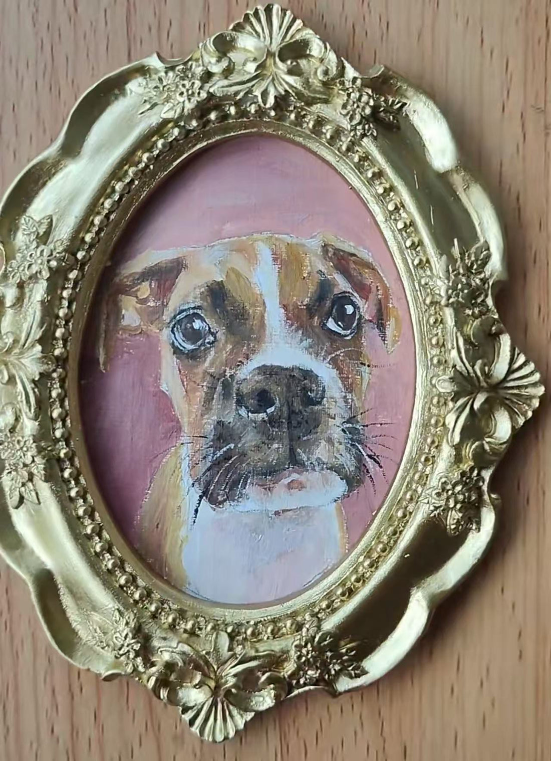 Academic Elegance in Boston: The "Doctor" Style Custom Dog Oil Painting
