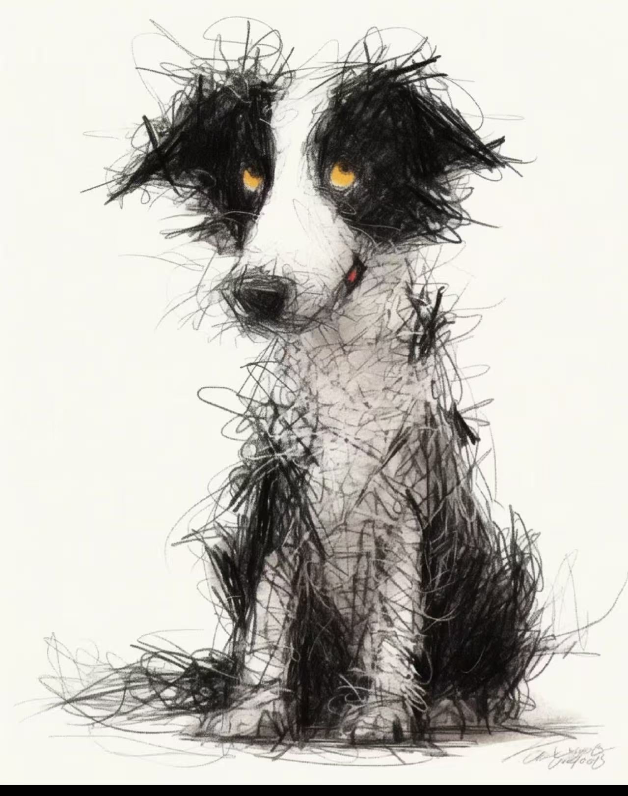 Custom Abstract Dog Painting: Turn Your Pet's Photo into Modern Art