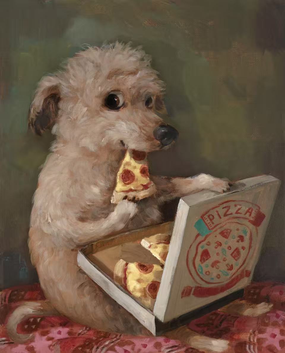 The Perfect Gift for Dog Owners: A Custom Abstract Dog Painting
