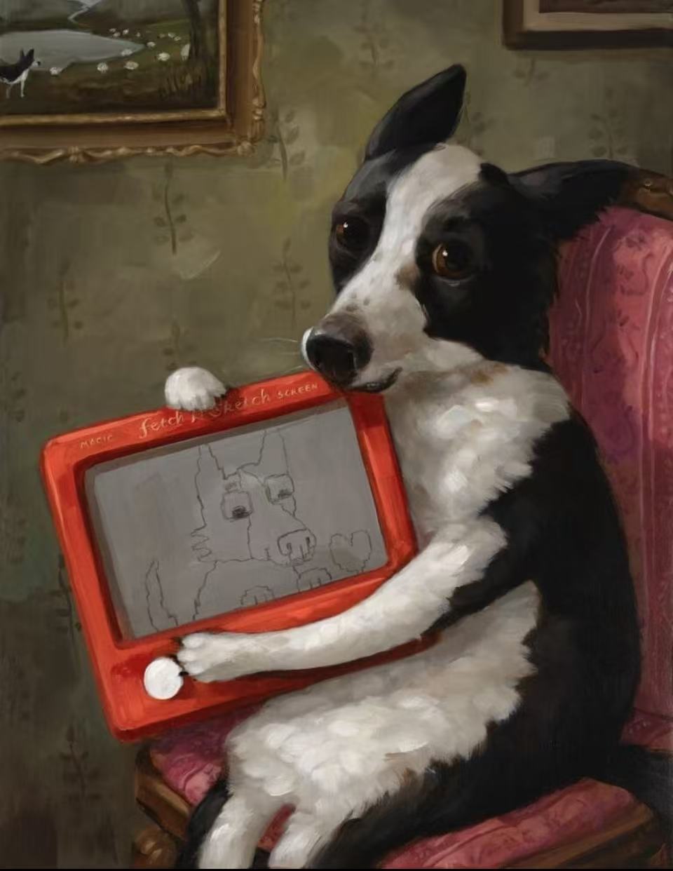 How to Commission an Abstract Dog Painting Online in Just 2-3 Days