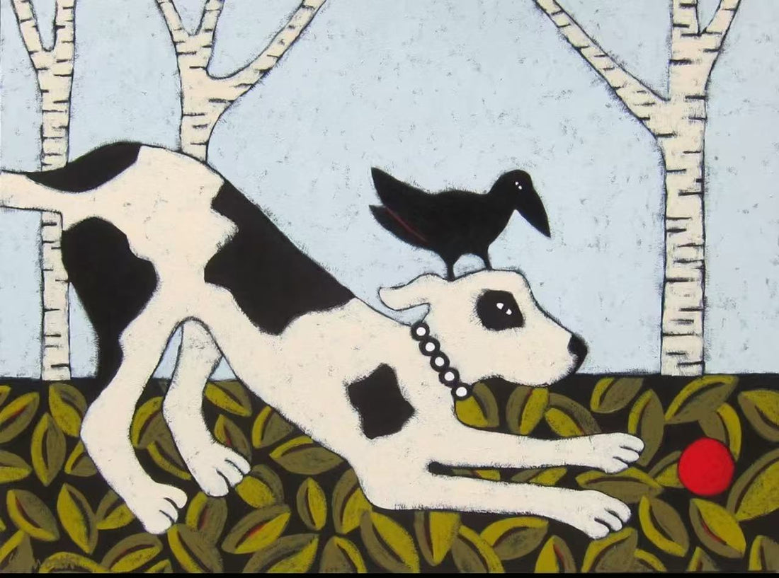 Risk-Free Art: Buying an Abstract Dog Painting Outside the Etsy Platform