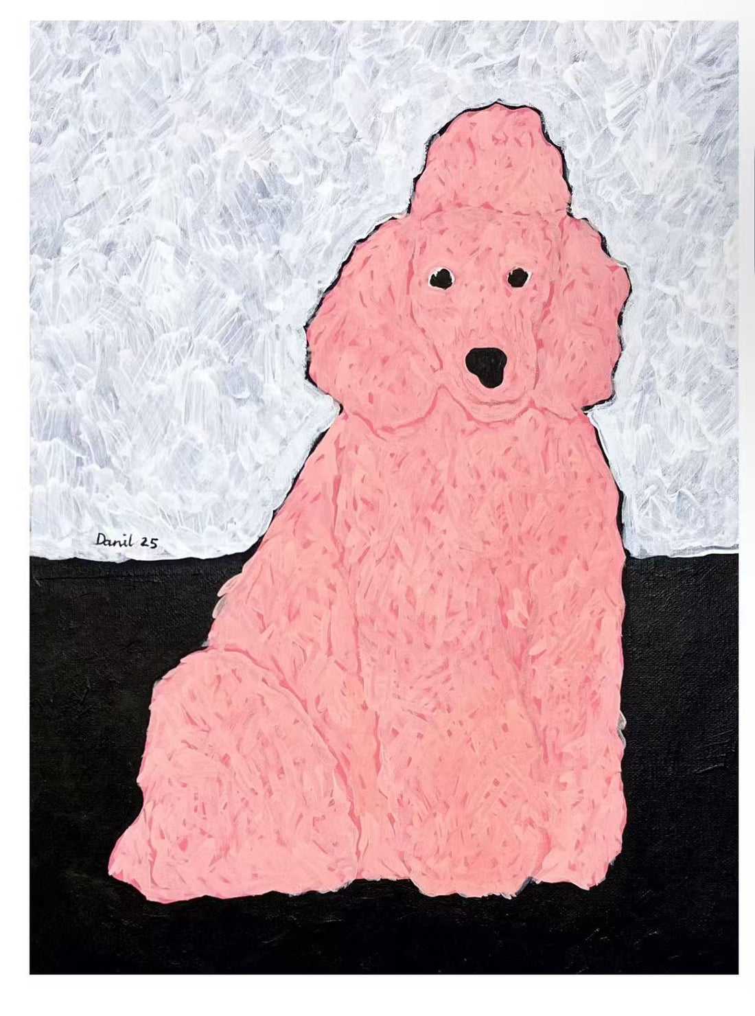 The Truth About Etsy Processing Times for a Custom Abstract Dog Painting