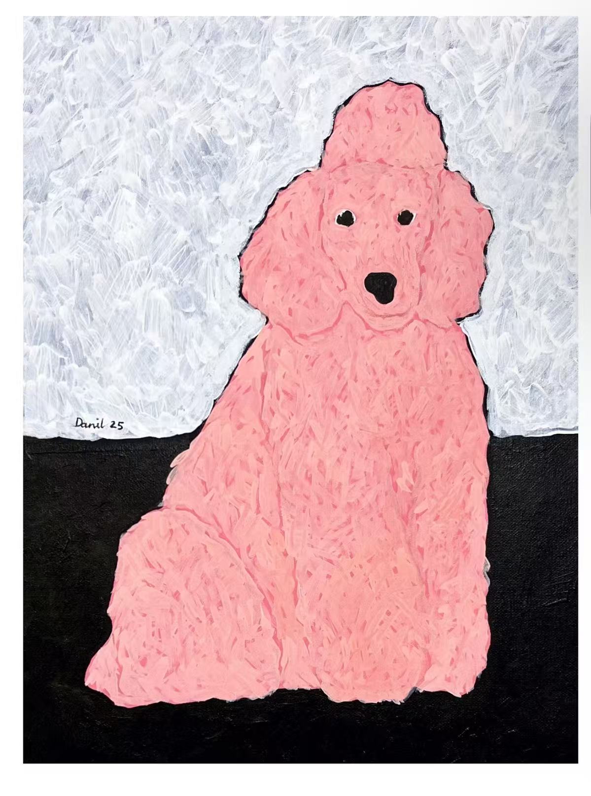 The Truth About Etsy Processing Times for a Custom Abstract Dog Painting
