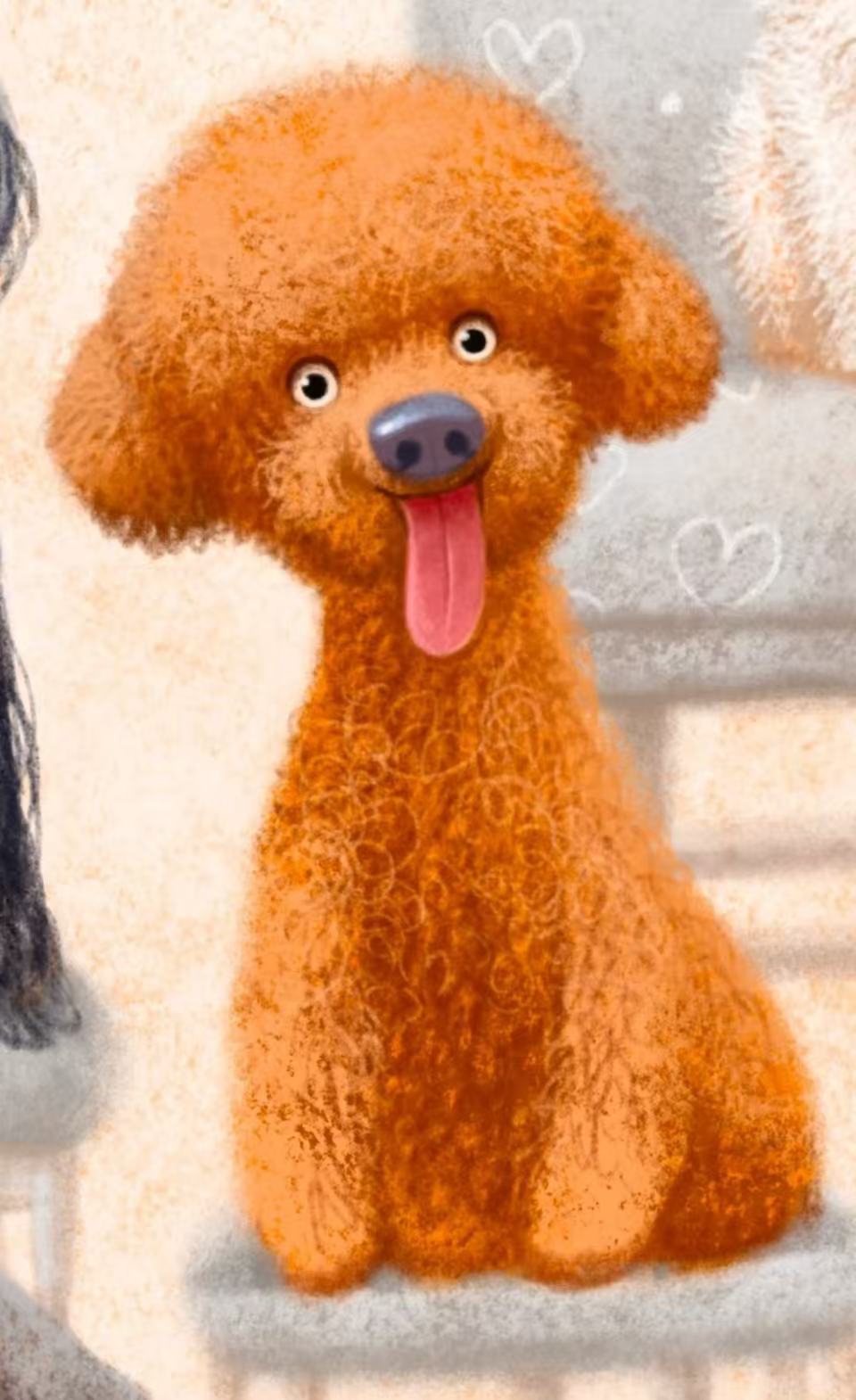 Don't Be Fooled: Etsy Digital Filters vs. Real Abstract Dog Paintings