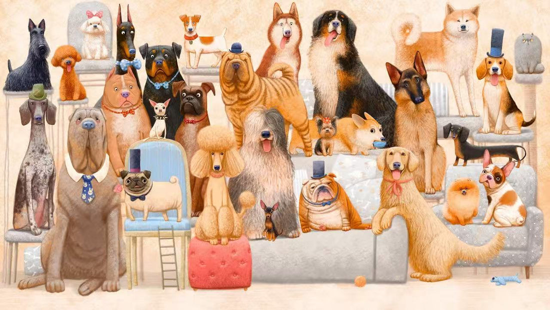 How to Spot an Etsy Dropshipping Scam When Ordering an Abstract Dog Painting