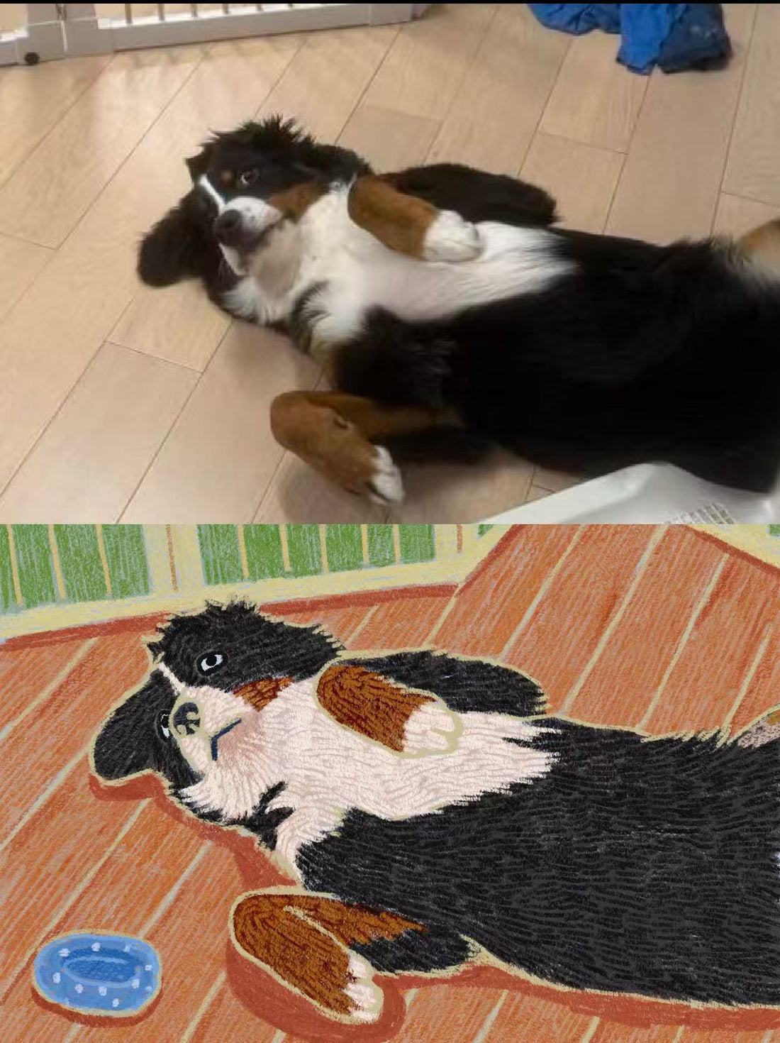 How to Support a Grieving Friend: Gifting an Abstract Dog Painting Memorial