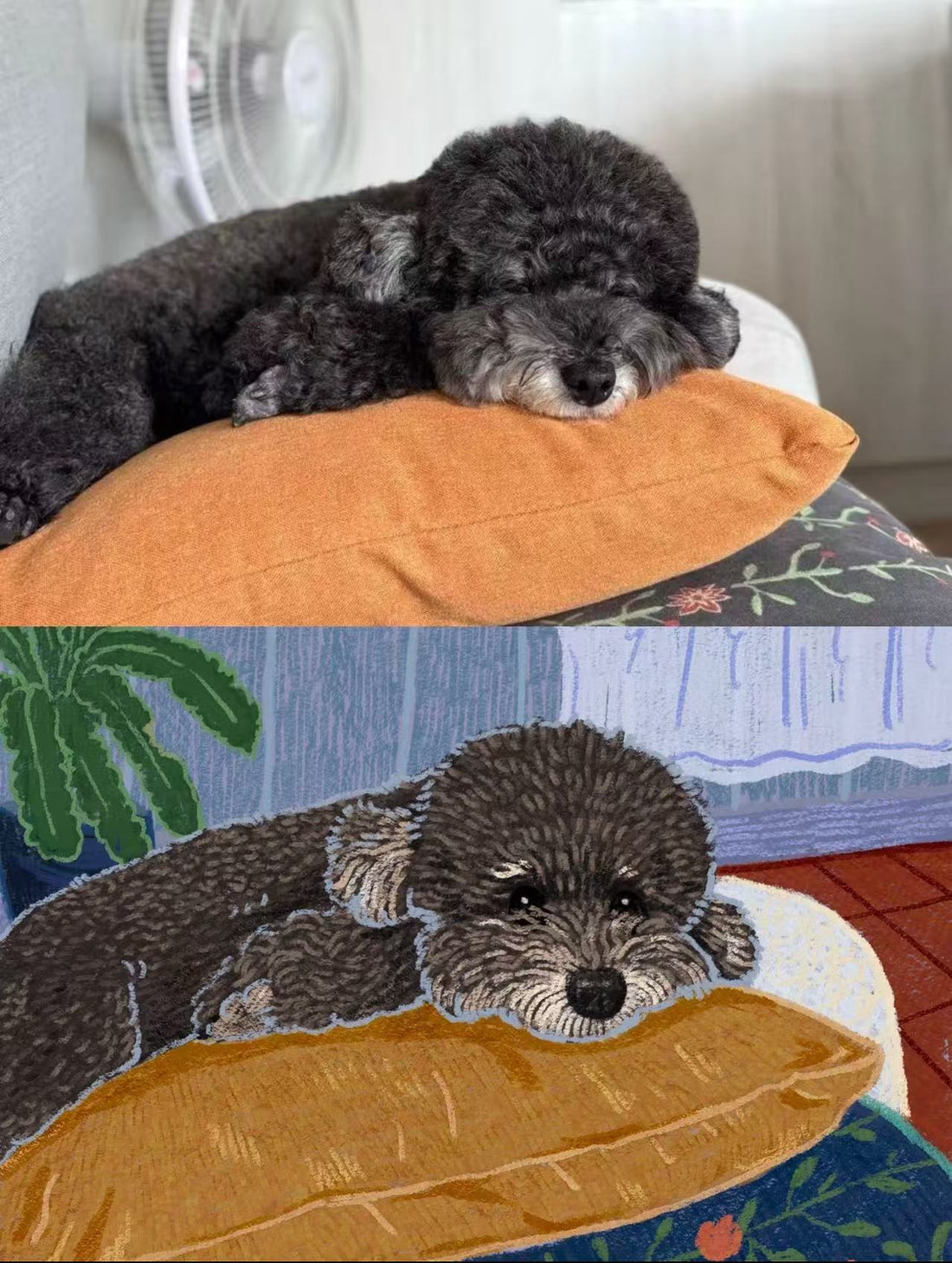 The Unforgettable Anniversary Gift: Surprising Your Partner with an Abstract Dog Painting
