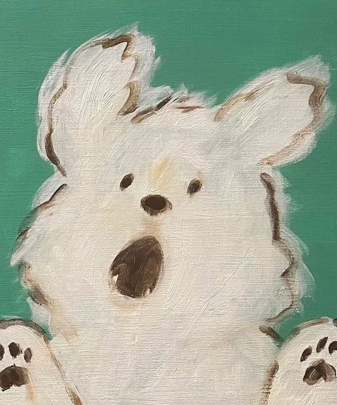 Gallery Wall Inspiration: Integrating an Abstract Dog Painting Into Your Collection