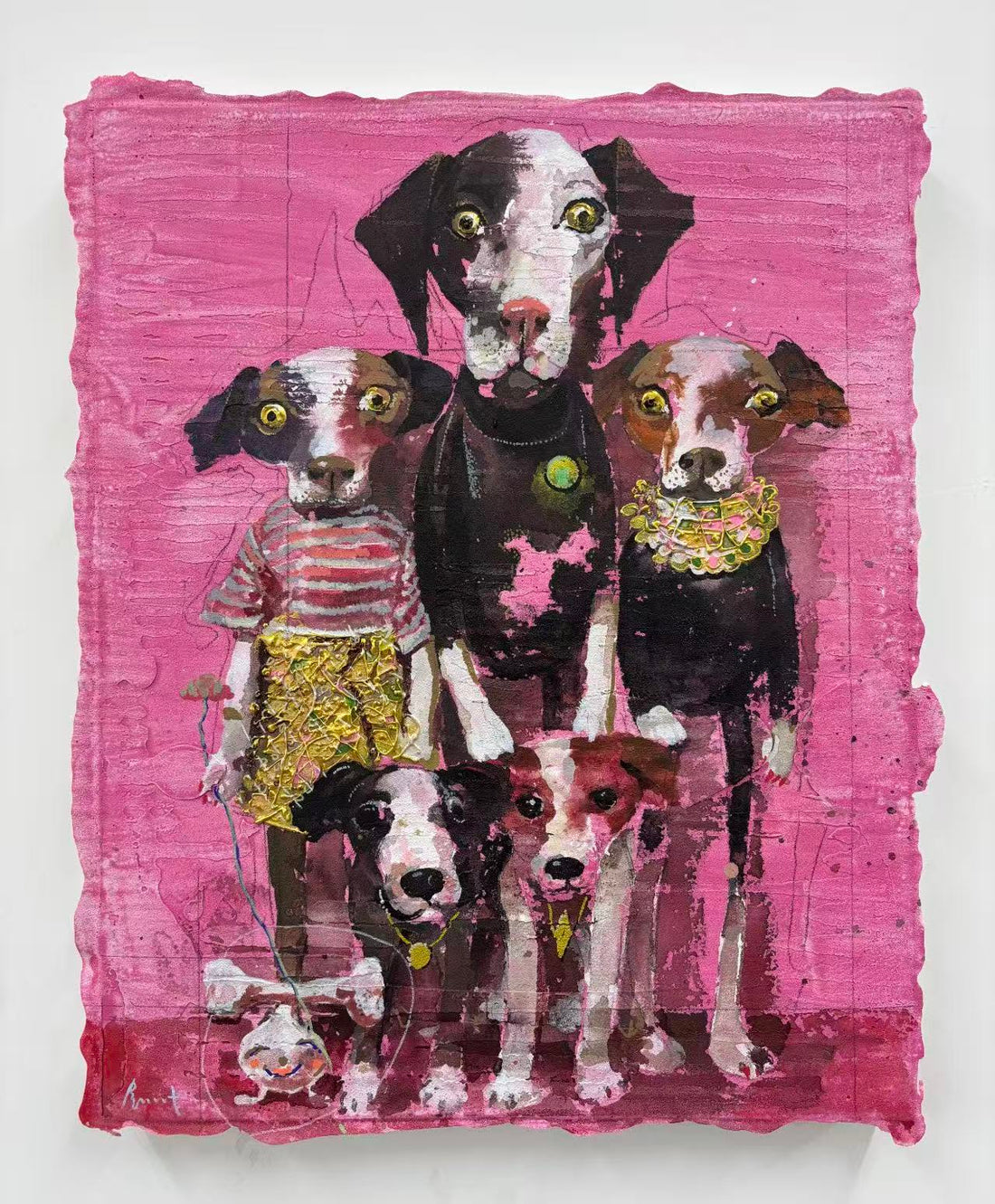 Matching Your Home Palette: The Secret to a Stunning Abstract Dog Painting