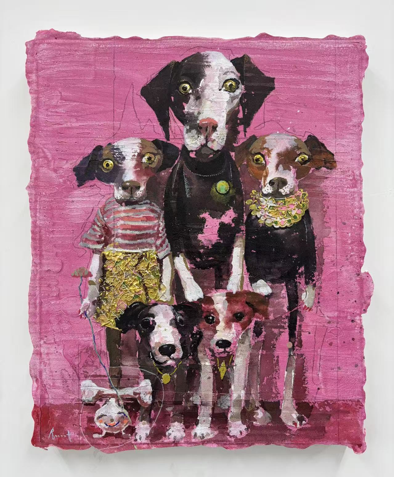 Matching Your Home Palette: The Secret to a Stunning Abstract Dog Painting
