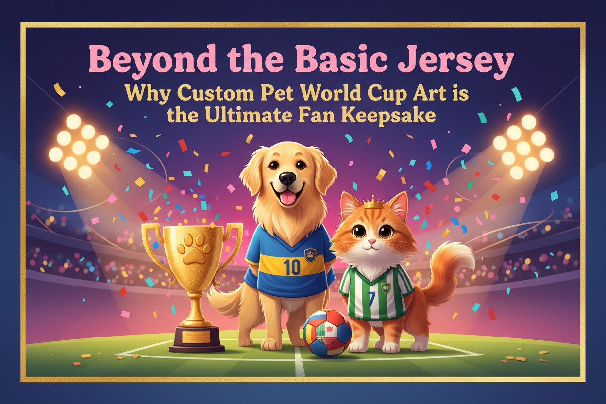 Beyond the Basic Jersey: Why Custom Pet World Cup Art is the Ultimate Fan Keepsake