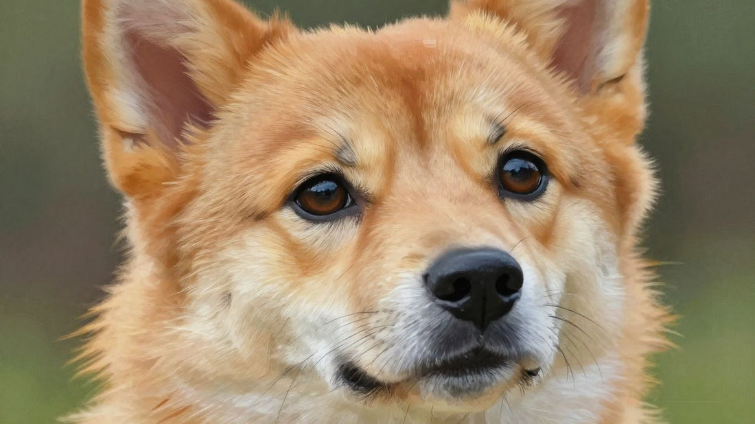 Custom pet portrait of a dog's face