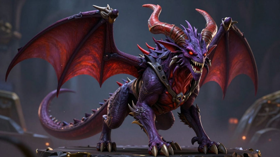 Warlock demon pet custom portrait for WoW fans.