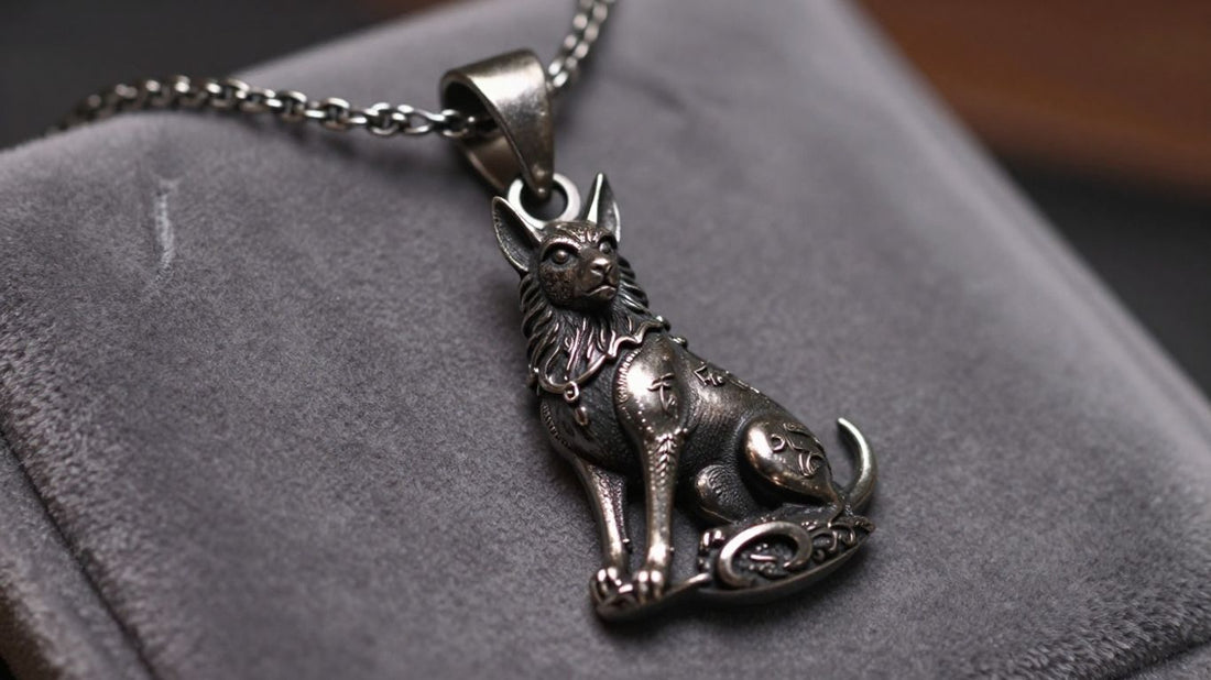 Warlock pet-inspired custom jewelry pendant necklace.