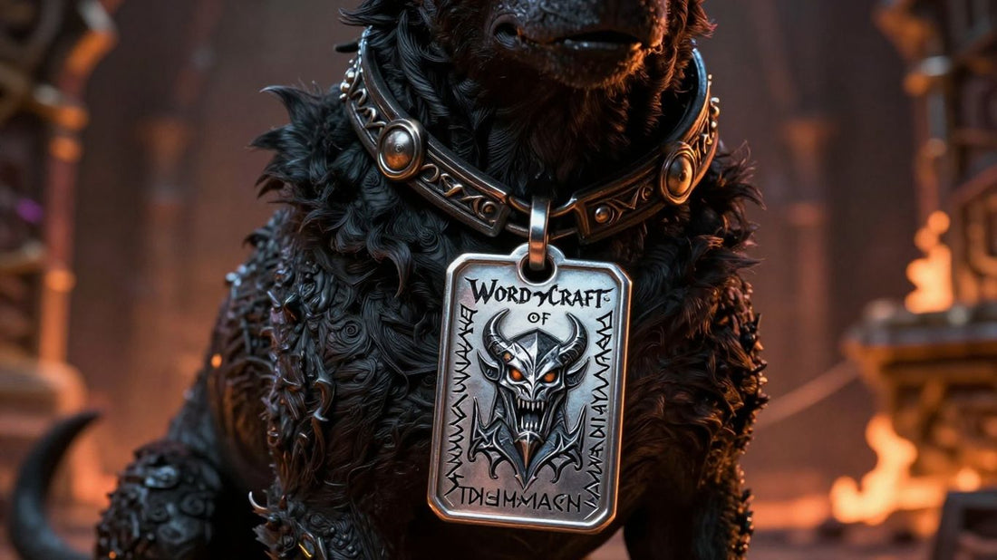 Warlock imp pet with custom ID tag