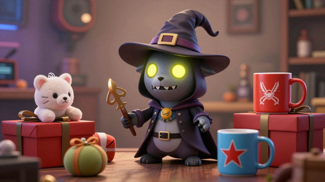 Warlock pet with gamer gifts