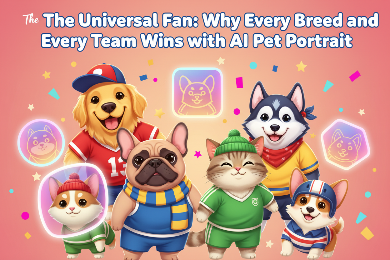 The Universal Fan: Why Every Breed and Every Team Wins with AI PET PORTRAIT.