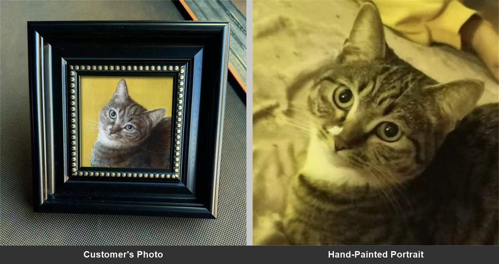 Custom Handpainted Pet Portrait — One-of-a-Kind Artwork by Our Artisan Designers